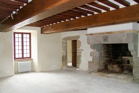 Enduits intérieurs — Enduit intérieur d’un manoir.