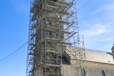 Enduits, joints et façades — monuments — Église de Sommervieu.