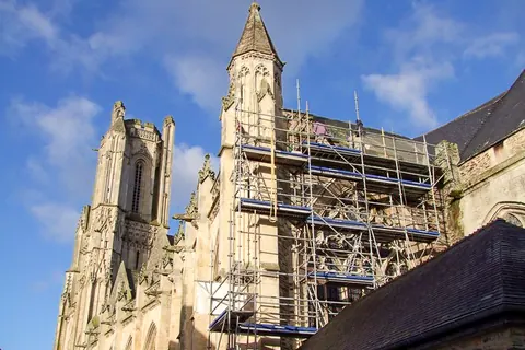 Enduits, joints et façades — monuments — Notre Dame de Saint Lô.